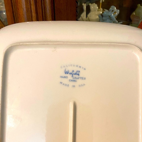Vintage Winfield Dragon Flower Platter - Picture 4 of 4